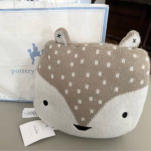 Pottery Barn Kids NWT Fox Nursery Pillow